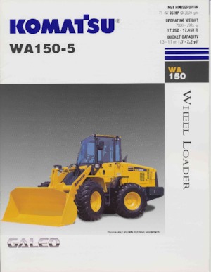 Cargadoras de ruedas Komatsu WA150-5