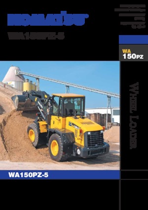 Cargadoras de ruedas Komatsu WA150PZ-5