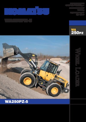 Cargadoras de ruedas Komatsu WA250PZ-5