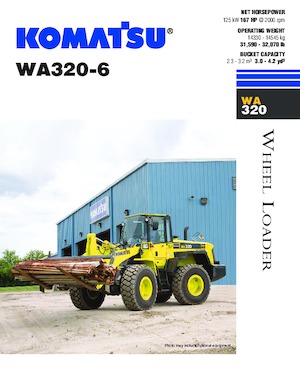 Cargadoras de ruedas Komatsu WA320-6