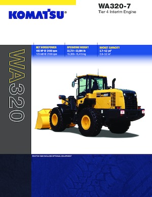 Cargadoras de ruedas Komatsu WA320-7