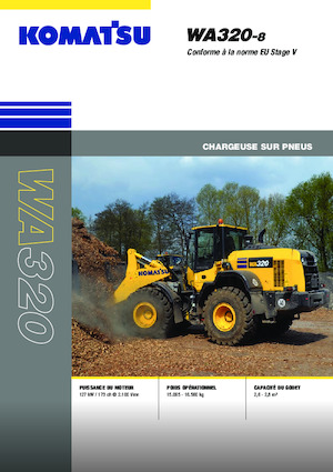 Cargadoras de ruedas Komatsu WA320-8E0