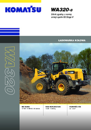Cargadoras de ruedas Komatsu WA320-8E0