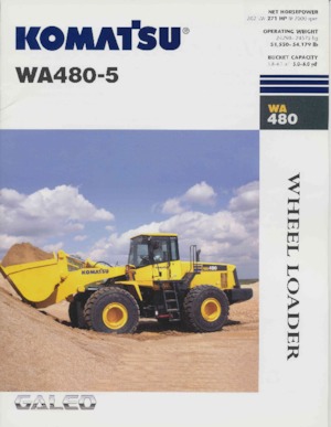 Cargadoras de ruedas Komatsu WA470-7