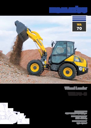Cargadoras de ruedas Komatsu WA70-5