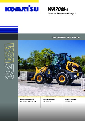Cargadoras de ruedas Komatsu WA70M-8E0