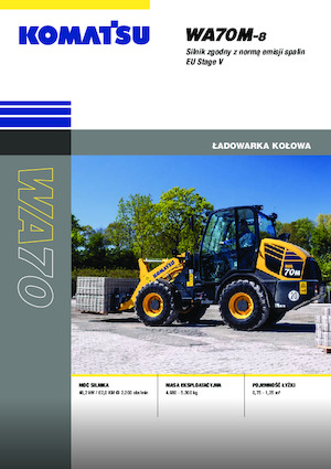 Cargadoras de ruedas Komatsu WA70M-8E0