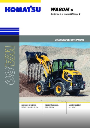 Cargadoras de ruedas Komatsu WA80M-8E0