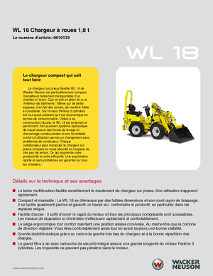 Cargadoras de ruedas Wacker Neuson WL 18