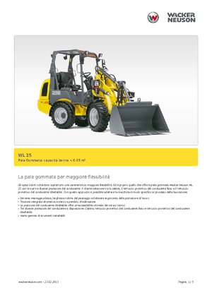 Cargadoras de ruedas Wacker Neuson WL25