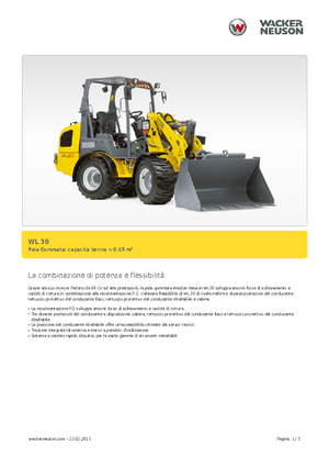 Cargadoras de ruedas Wacker Neuson WL 30