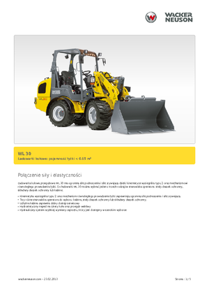 Cargadoras de ruedas Wacker Neuson WL 30