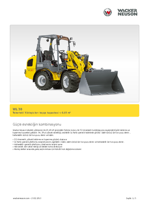 Cargadoras de ruedas Wacker Neuson WL 30
