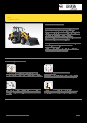 Cargadoras de ruedas Wacker Neuson WL32