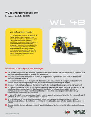 Cargadoras de ruedas Wacker Neuson WL 48