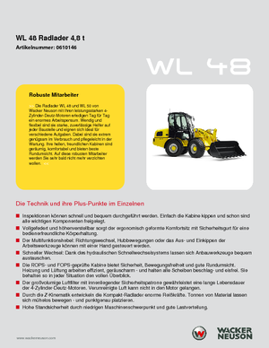 Cargadoras de ruedas Wacker Neuson WL 48