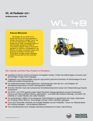 Cargadoras de ruedas Wacker Neuson WL 48