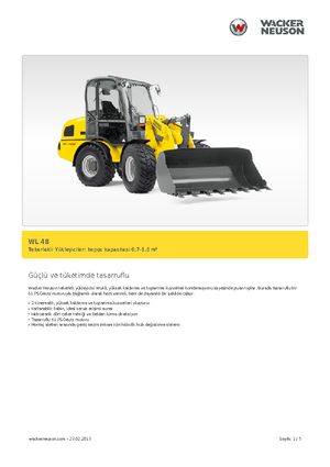 Cargadoras de ruedas Wacker Neuson WL 48