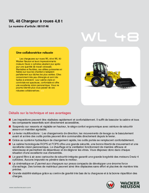 Cargadoras de ruedas Wacker Neuson WL 48