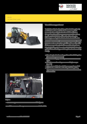 Cargadoras de ruedas Wacker Neuson WL60
