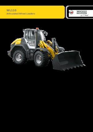 Cargadoras de ruedas Wacker Neuson WL110