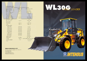 Cargadoras de ruedas Intensus WL30G