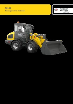 Cargadoras de ruedas Wacker Neuson WL52