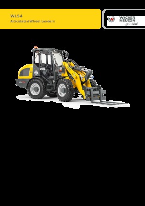 Cargadoras de ruedas Wacker Neuson WL54