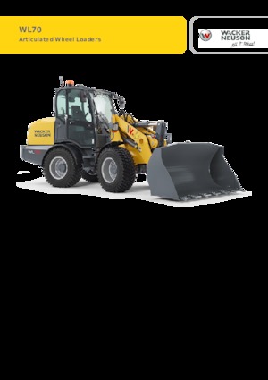 Cargadoras de ruedas Wacker Neuson WL70