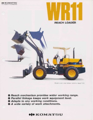 Cargadoras de ruedas Komatsu WR 11