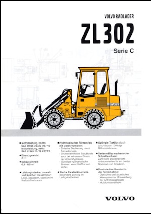 Cargadoras de ruedas Volvo ZL 302
