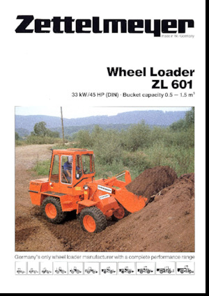 Cargadoras de ruedas Zettelmeyer ZL 601