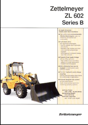 Cargadoras de ruedas Zettelmeyer ZL 602 B