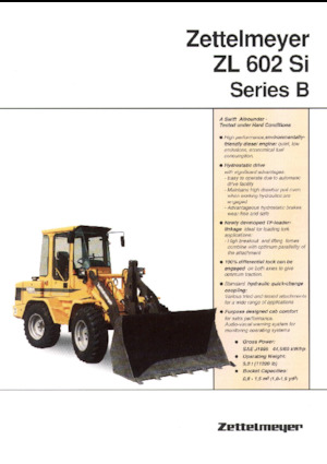 Cargadoras de ruedas Zettelmeyer ZL 602 Si B