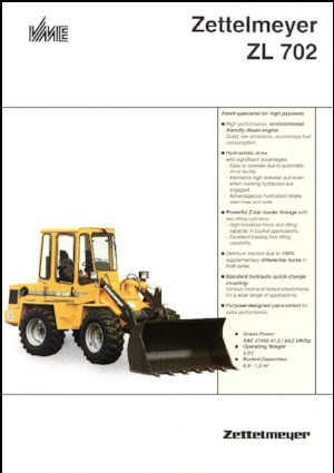 Cargadoras de ruedas Zettelmeyer ZL 702