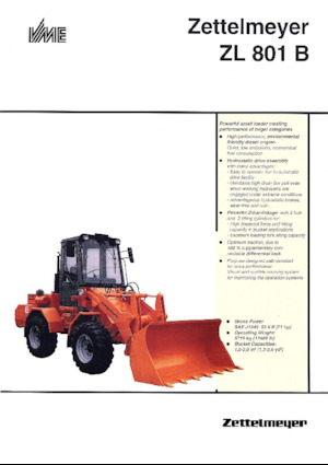 Cargadoras de ruedas Zettelmeyer ZL 801 B