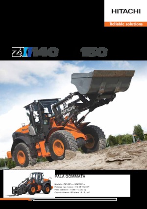 Cargadoras de ruedas Hitachi ZW140PL-5