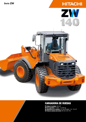 Cargadoras de ruedas Hitachi ZW 140