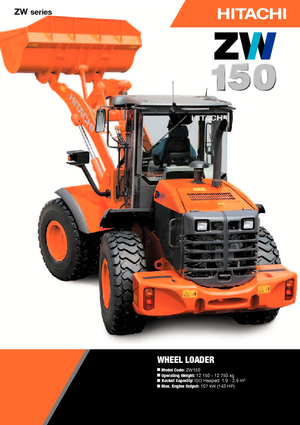 Cargadoras de ruedas Hitachi ZW 150