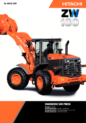 Cargadoras de ruedas Hitachi ZW 180