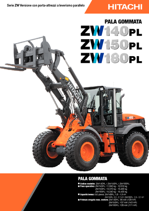 Cargadoras de ruedas Hitachi ZW 180 PL