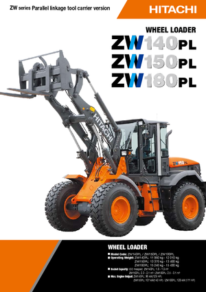 Cargadoras de ruedas Hitachi ZW 180 PL