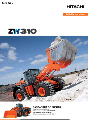 Cargadoras de ruedas Hitachi ZW 310-5