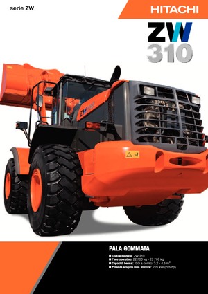 Cargadoras de ruedas Hitachi ZW 310
