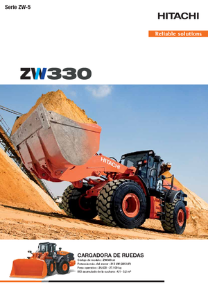 Cargadoras de ruedas Hitachi ZW 330-5