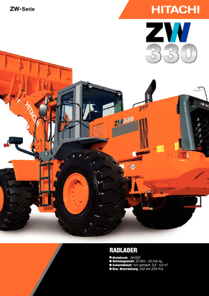 Cargadoras de ruedas Hitachi ZW 330