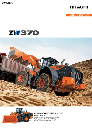 Cargadoras de ruedas Hitachi ZW 370-5