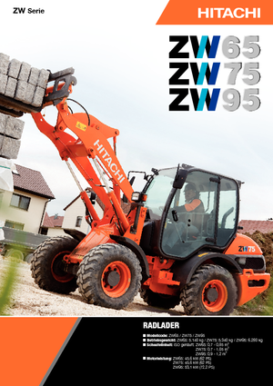 Cargadoras de ruedas Hitachi ZW 65