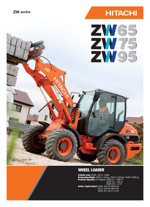 Cargadoras de ruedas Hitachi ZW 75