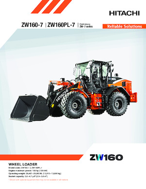 Cargadoras de ruedas Hitachi ZW160PL-7